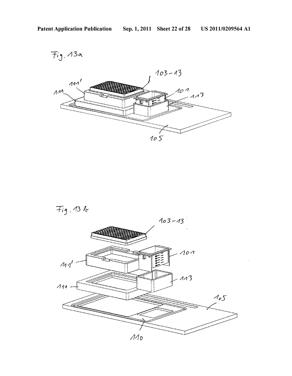 Positioning Device for a Sample Distribution Apparatus, Sample     Distribution Apparatus with Positioning Device and Method for Positioning - diagram, schematic, and image 23