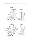 PACKAGE STRUCTURE WITH A FLAT DISPLAY UNIT PACKED THEREIN AND PACKAGE     STRUCTURE FOR PACKING A FLAT DISPLAY UNIT diagram and image