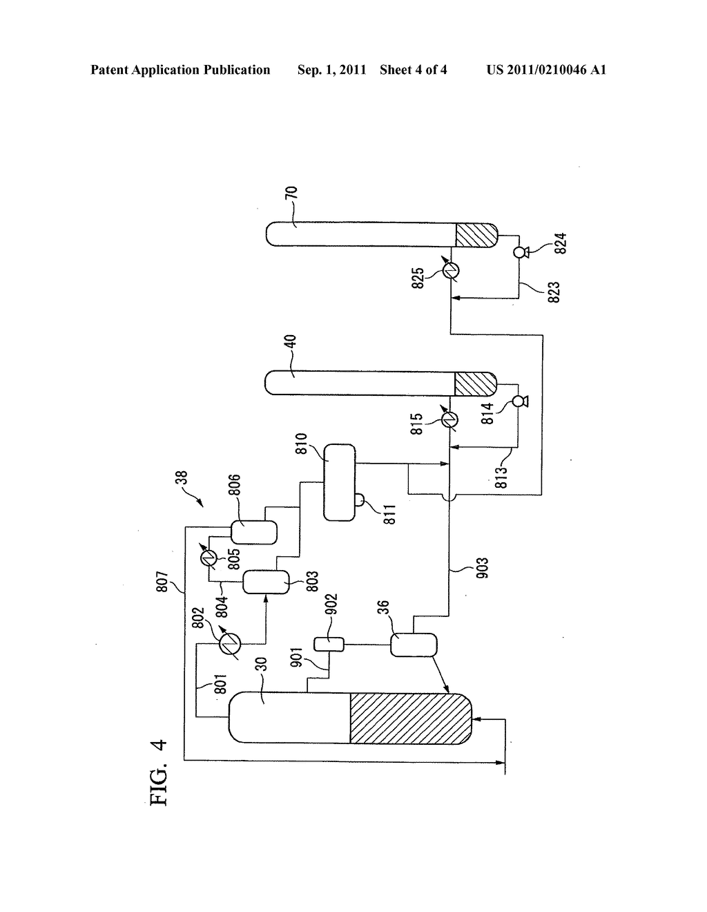 Starting-up method of fractionator - diagram, schematic, and image 05