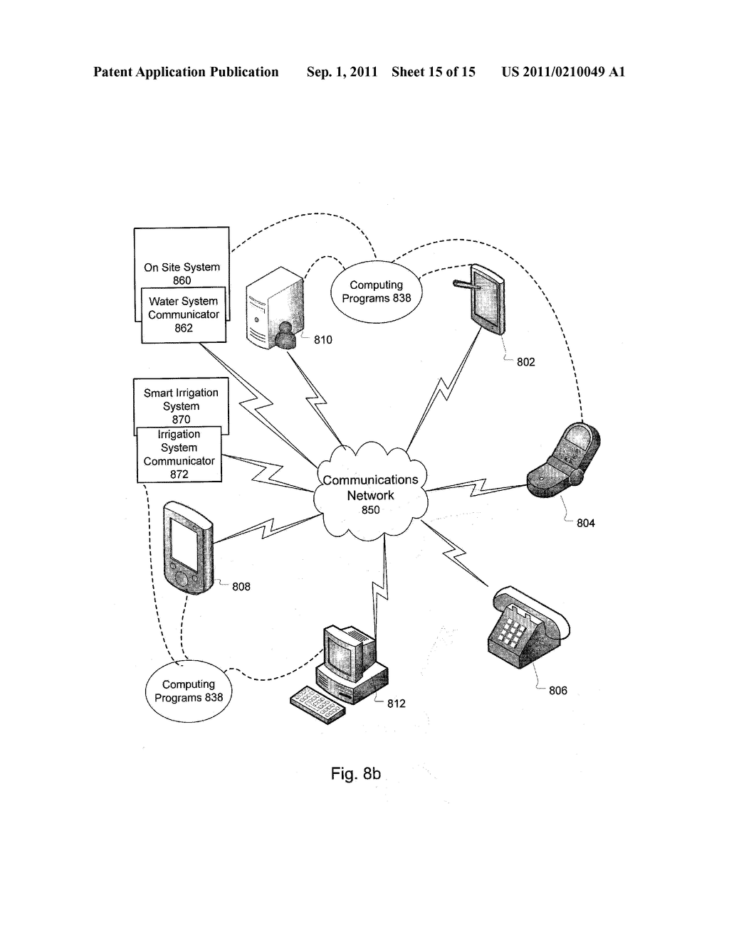 WATER TREATMENT SYSTEMS WITH COMMUNICATION NETWORK LINKS AND METHODS - diagram, schematic, and image 16