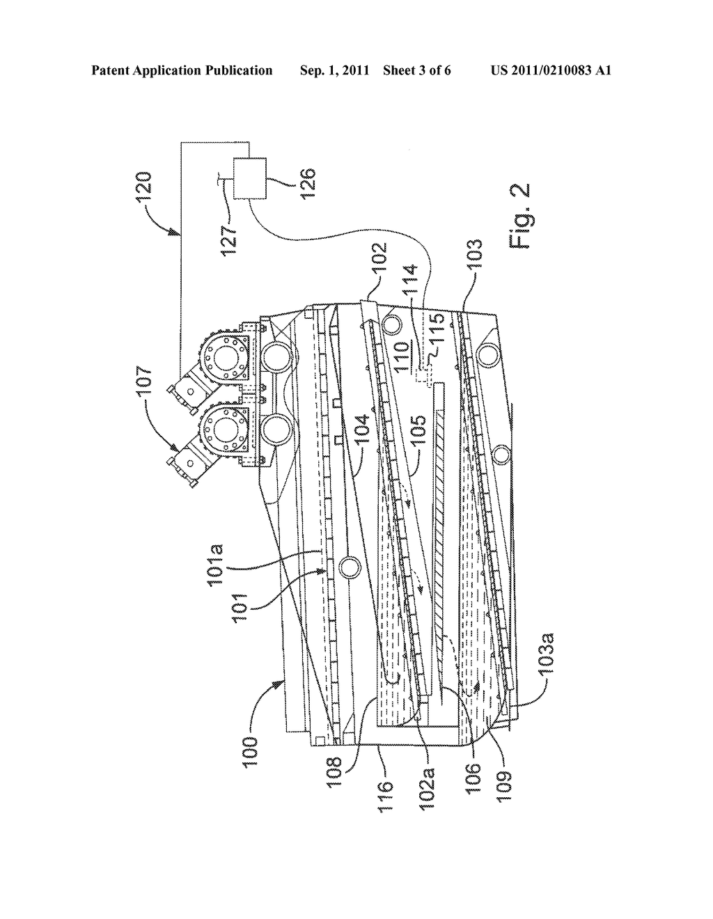 APPARATUS AND METHOD FOR SEPARATING SOLIDS FROM A SOLIDS LADEN DRILLING     FLUID - diagram, schematic, and image 04