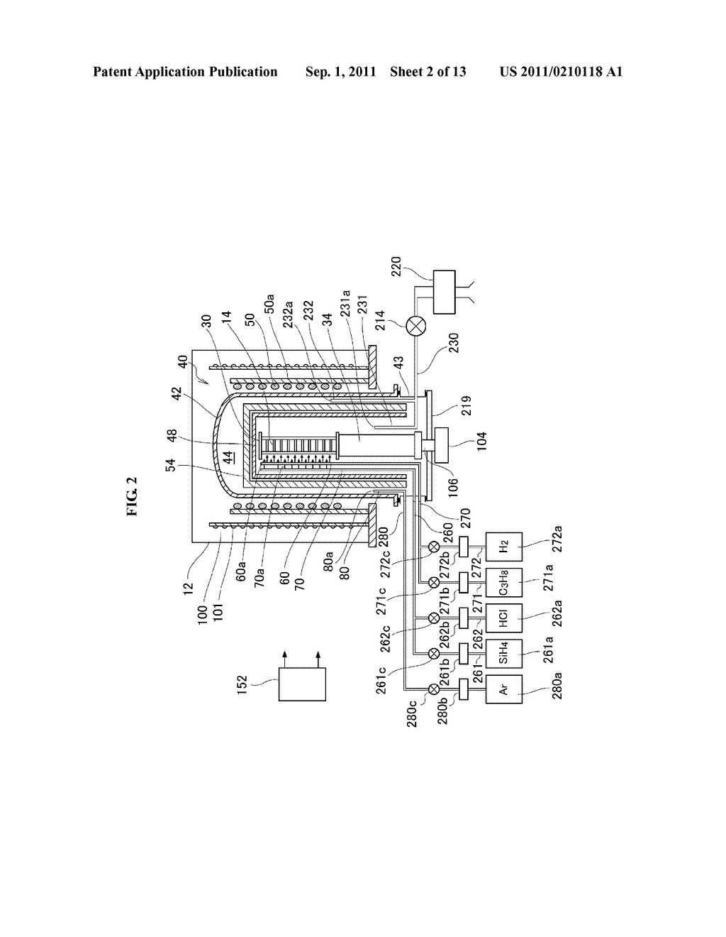 SUBSTRATE PROCESSING APPARATUS, METHOD OF MANUFACTURING SEMICONDUCTOR     DEVICE AND METHOD OF MANUFACTURING SUBSTRATE - diagram, schematic, and image 03