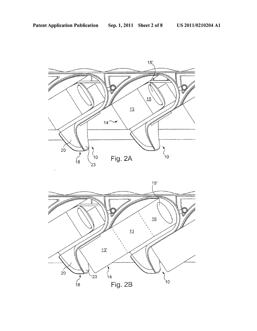 PASSENGER SEAT SYSTEM INCORPORATING A MULTI-FUNCTIONAL FURNITURE UNIT, AND     AN AIRCRAFT COMPRISING SUCH A SYSTEM - diagram, schematic, and image 03