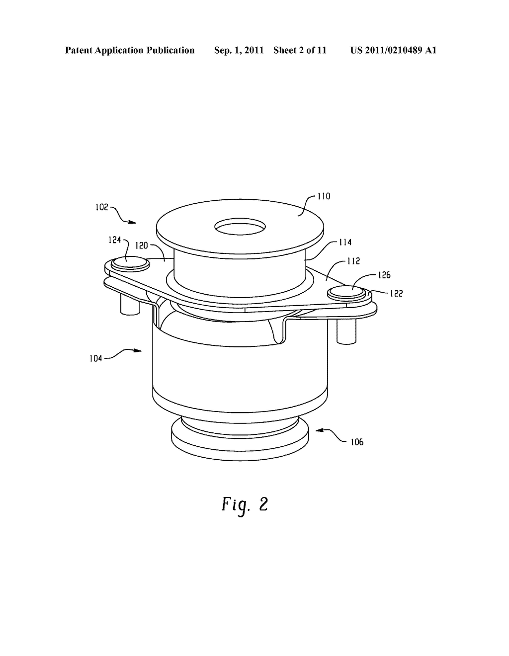 AXIALLY DAMPED HYDRAULIC MOUNT ASSEMBLY - diagram, schematic, and image 03