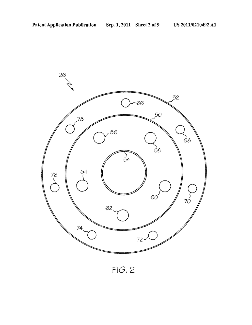 RETENTION SPRING FOR A MUTLI-DISC BRAKE HUB ASSEMBLY WITH DISC SLIDE PINS - diagram, schematic, and image 03