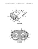 Button latch with integrally molded cantilever springs diagram and image