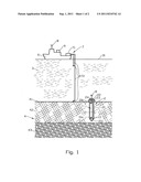 Subsea, Vertical, Electromagnetic Signal Receiver For A Vertical Field     Component And Also A Method Of Placing The Signal Receiver In Uncompacted     Material diagram and image