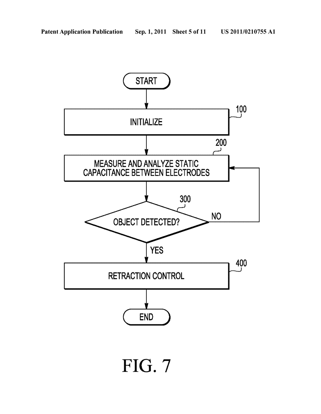 OBJECT DETECTION DEVICE WITH VARIABLE SENSITIVITY ELECTRIC FIELD     MEASUREMENT CIRCUIT - diagram, schematic, and image 06