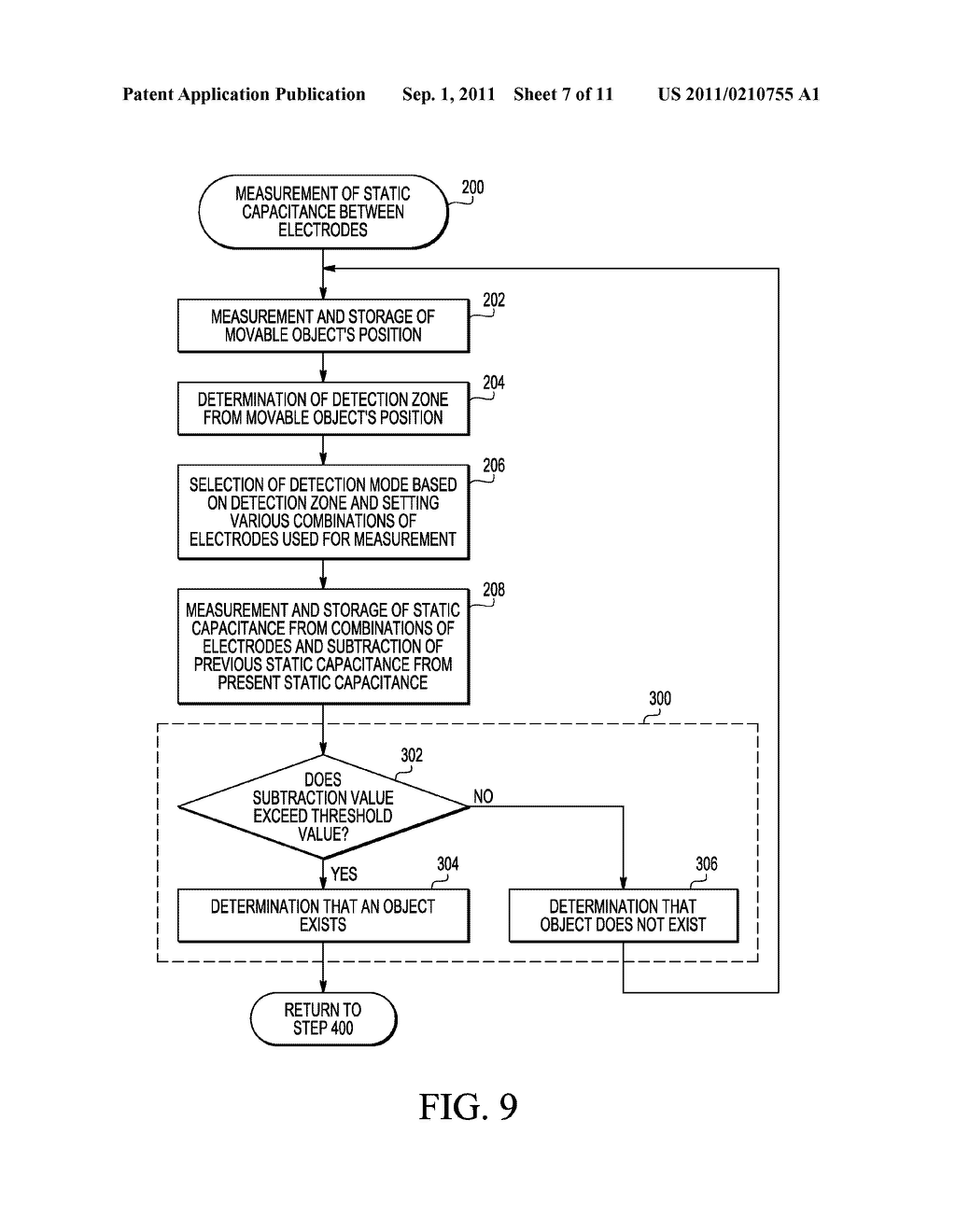 OBJECT DETECTION DEVICE WITH VARIABLE SENSITIVITY ELECTRIC FIELD     MEASUREMENT CIRCUIT - diagram, schematic, and image 08