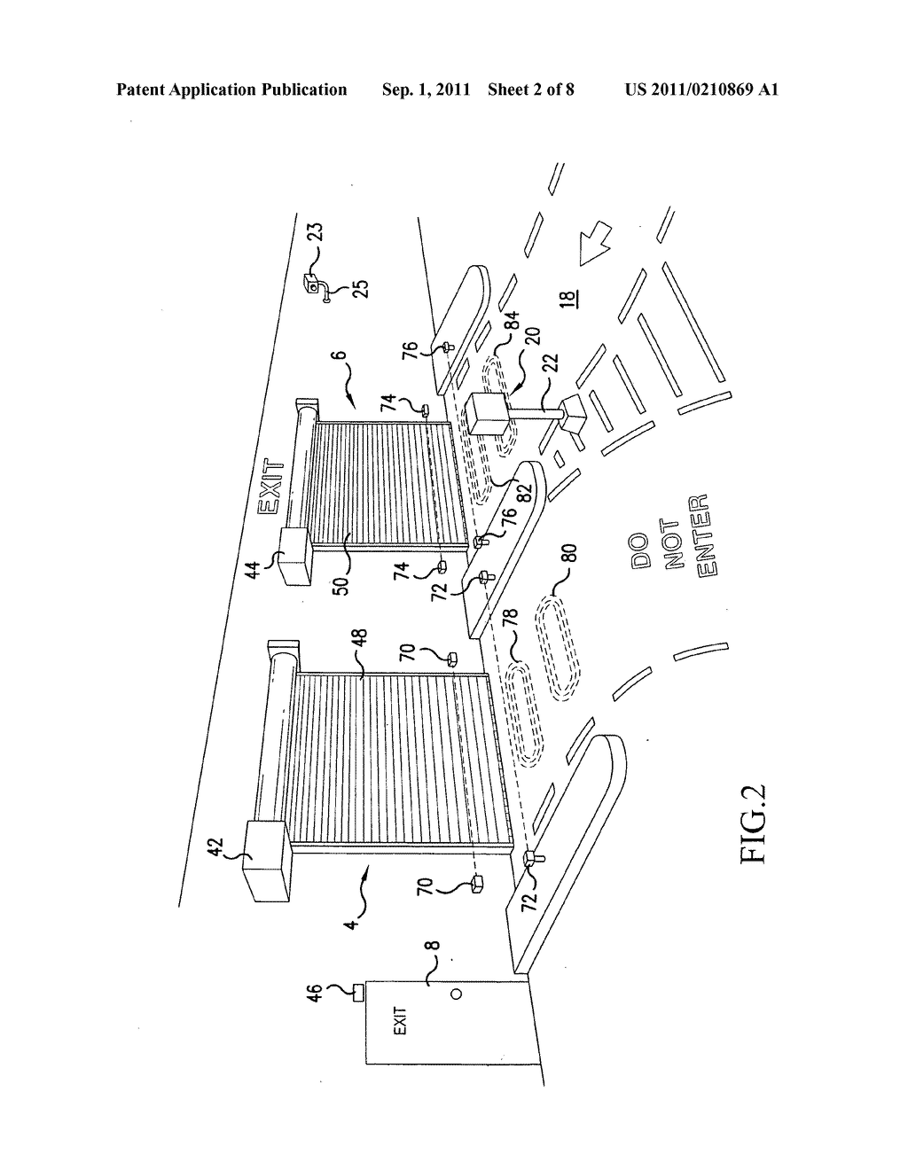 Intruder, theft and vandalism deterrent management system for controlling     a parking area - diagram, schematic, and image 03