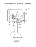 Intruder, theft and vandalism deterrent management system for controlling     a parking area diagram and image