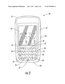 MOBILE WIRELESS COMMUNICATIONS DEVICE HAVING DUAL ANTENNA SYSTEM FOR     CELLULAR AND WIFI diagram and image