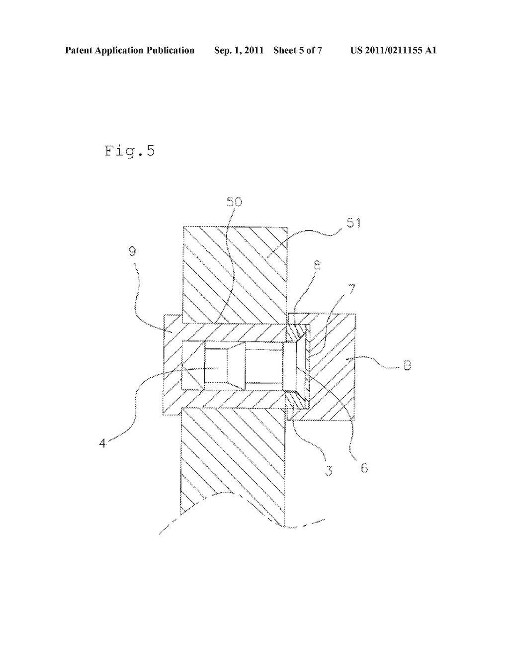 COUPLING METHOD AND STRUCTURE FOR COUPLING UNIT OF RIMLESS EYEGLASSES - diagram, schematic, and image 06