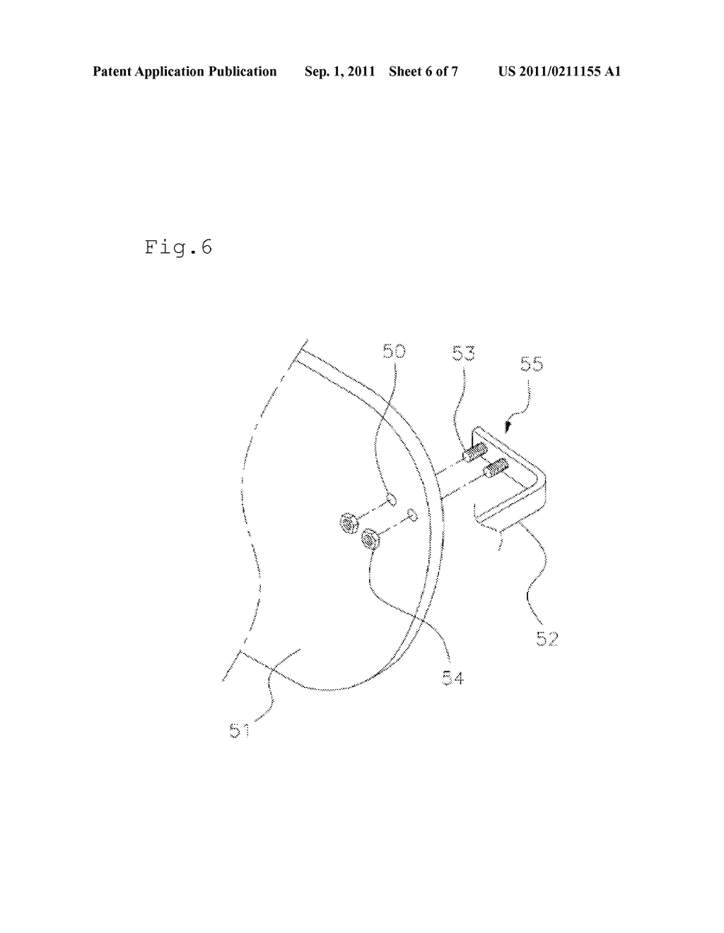 COUPLING METHOD AND STRUCTURE FOR COUPLING UNIT OF RIMLESS EYEGLASSES - diagram, schematic, and image 07