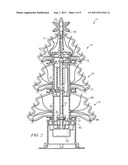 Rotating Fiber Optic Sculpture diagram and image