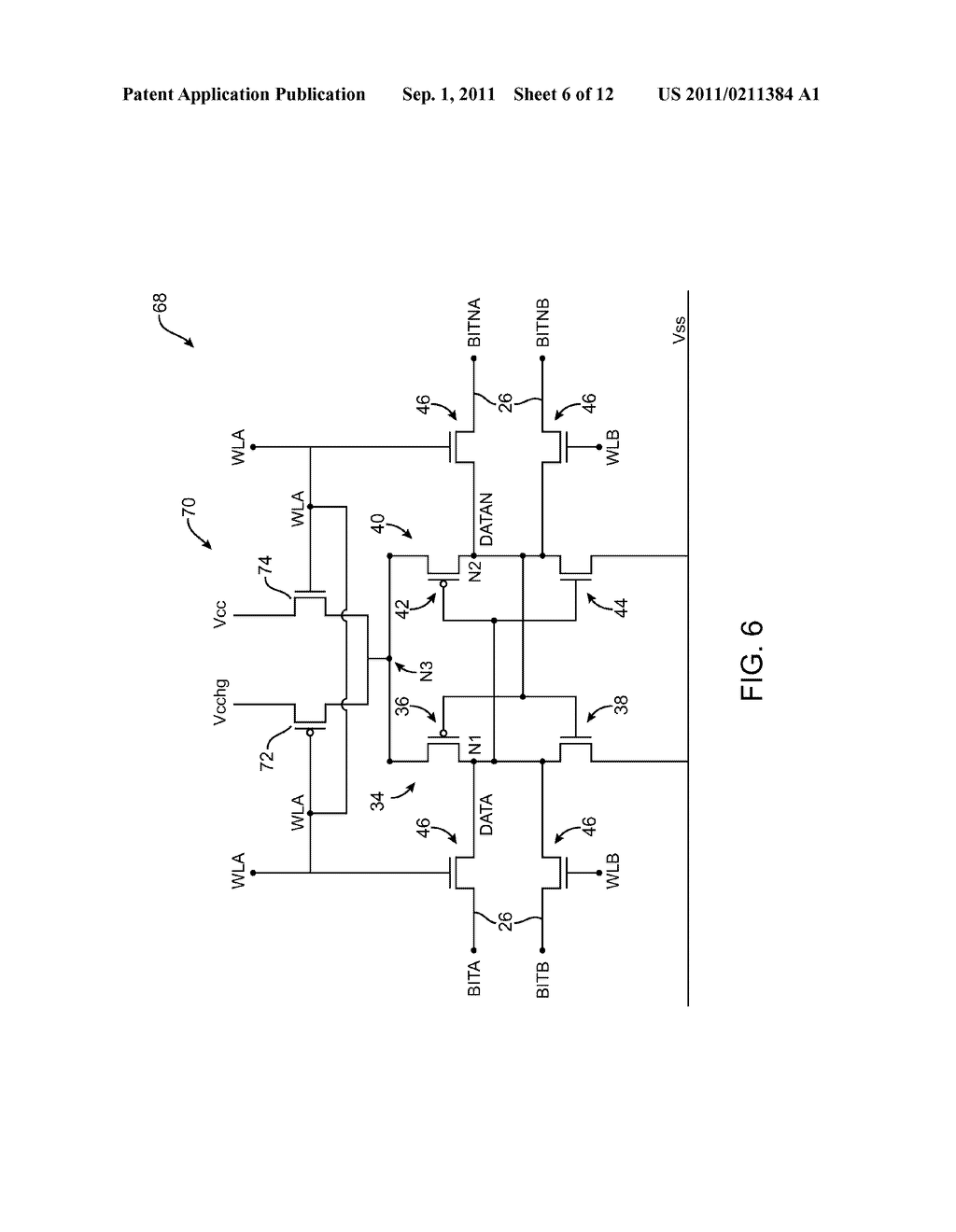 STATIC RANDOM-ACCESS MEMORY WITH BOOSTED VOLTAGES - diagram, schematic, and image 07