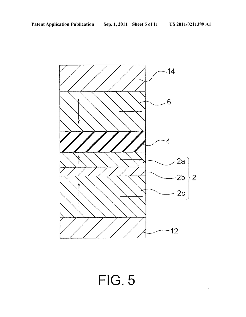 MAGNETORESISTIVE ELEMENT AND MAGNETORESISTIVE RANDOM ACCESS MEMORY     INCLUDING THE SAME - diagram, schematic, and image 06