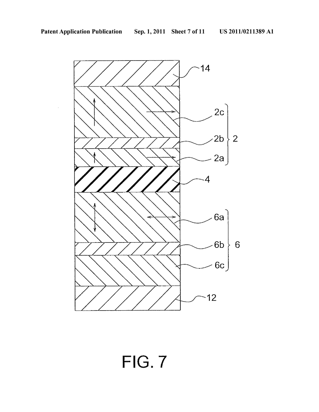 MAGNETORESISTIVE ELEMENT AND MAGNETORESISTIVE RANDOM ACCESS MEMORY     INCLUDING THE SAME - diagram, schematic, and image 08