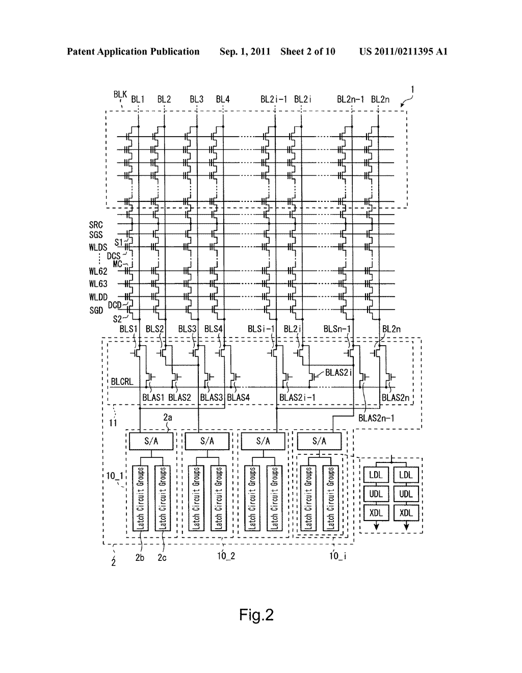 NONVOLATILE SEMICONDUCTOR MEMORY DEVICE - diagram, schematic, and image 03