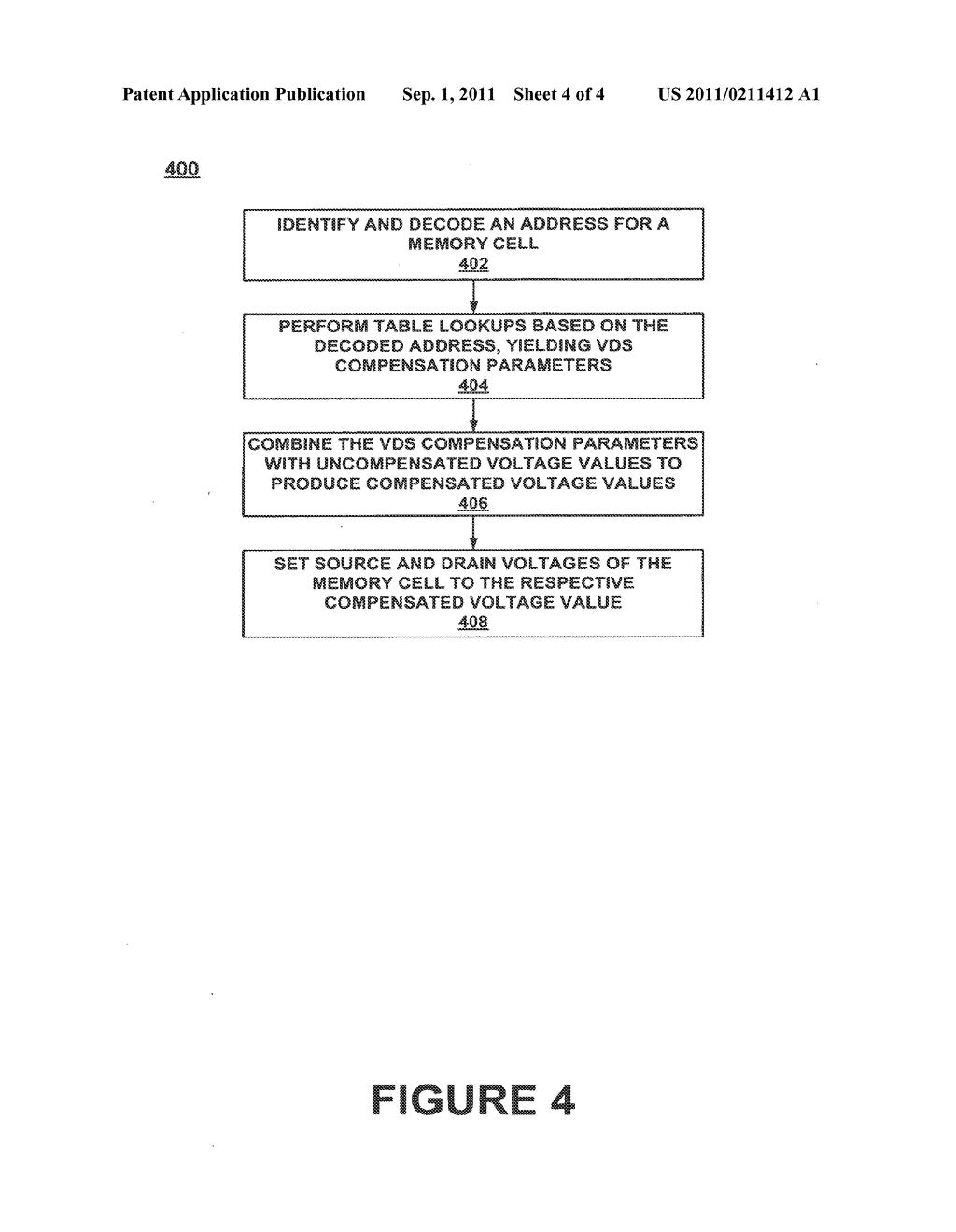 TABLE LOOKUP VOLTAGE COMPENSATION FOR MEMORY CELLS - diagram, schematic, and image 05