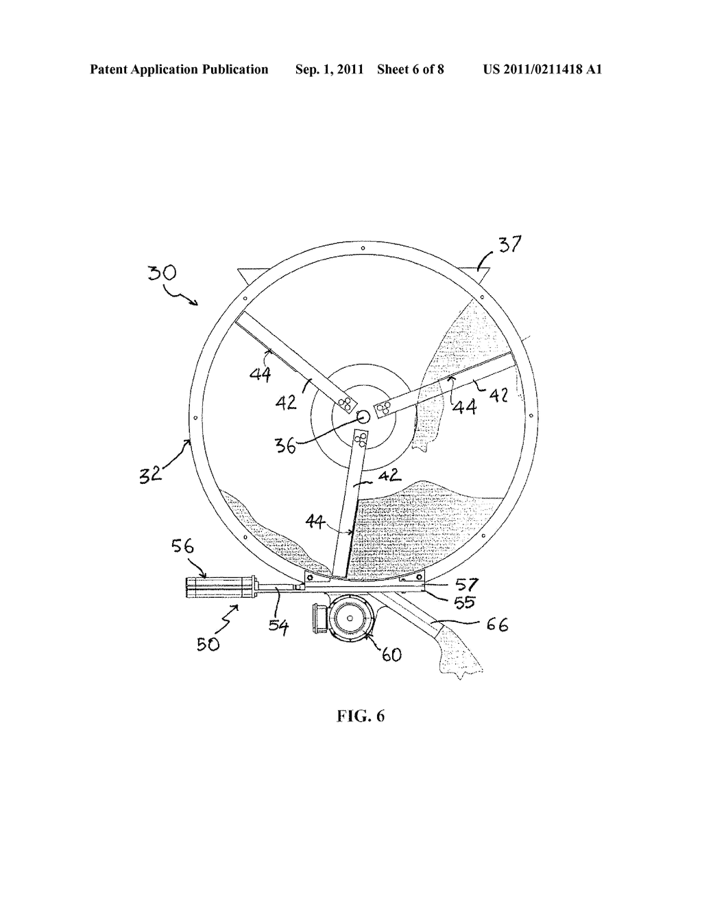 APPARATUS AND METHOD FOR METERING, MIXING AND PACKAGING SOLID PARTICULATE     MATERIAL - diagram, schematic, and image 07