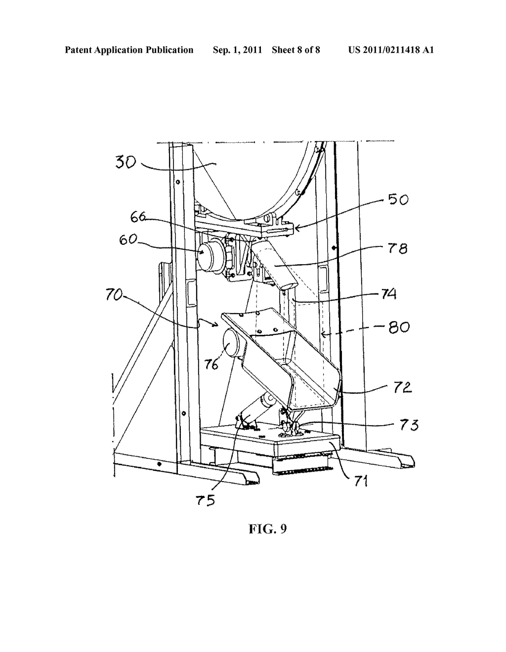 APPARATUS AND METHOD FOR METERING, MIXING AND PACKAGING SOLID PARTICULATE     MATERIAL - diagram, schematic, and image 09