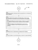 Identifying a characteristic of an individual utilizing facial recognition     and providing a display for the individual diagram and image