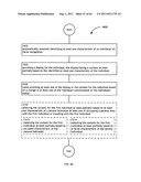 Identifying a characteristic of an individual utilizing facial recognition     and providing a display for the individual diagram and image