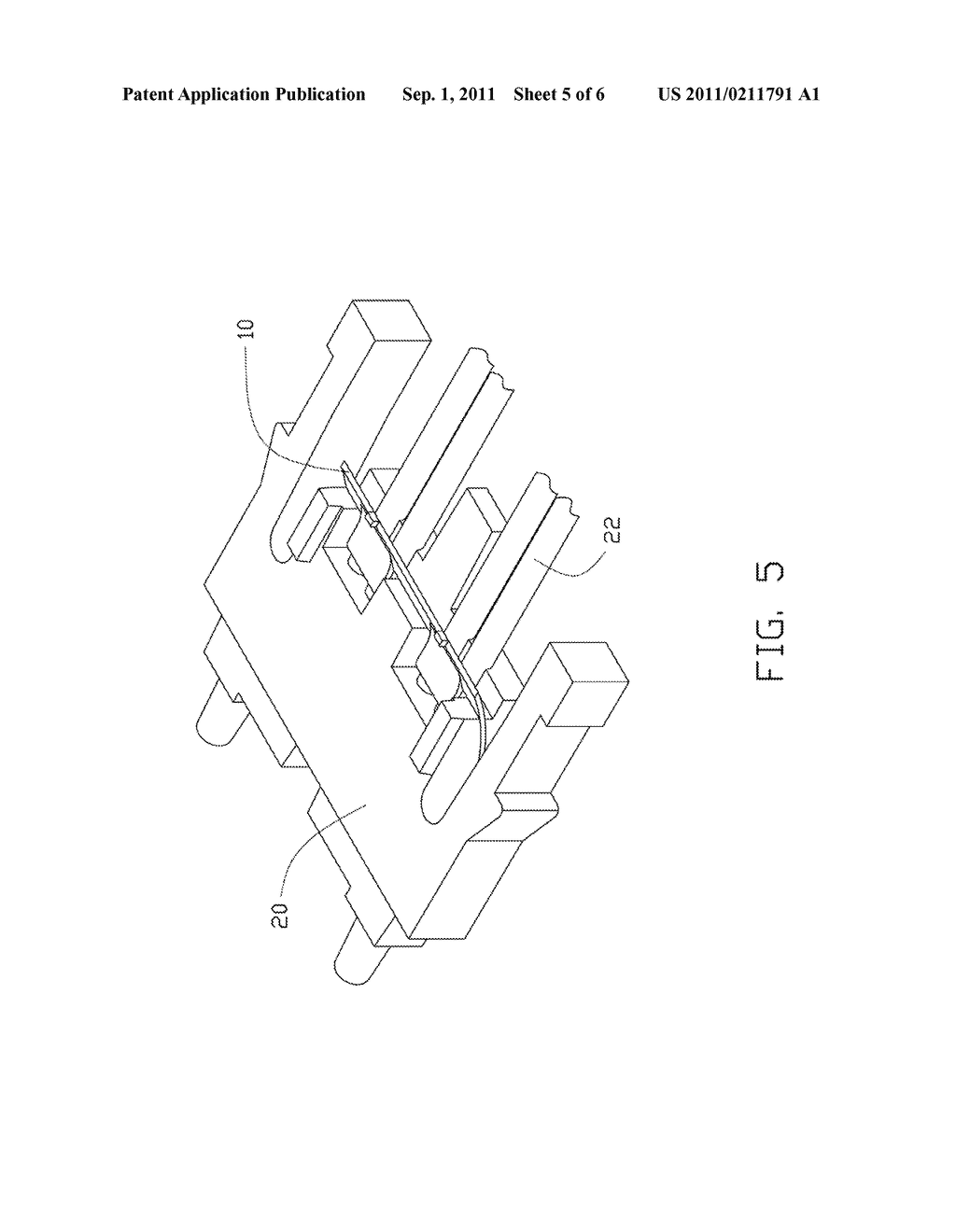 OPTICAL FIBER FIXING DEVICE AND METHOD FOR ASSEMBLING OPTICAL FIBER TO     OPTICAL CONNECTOR USING SAME - diagram, schematic, and image 06