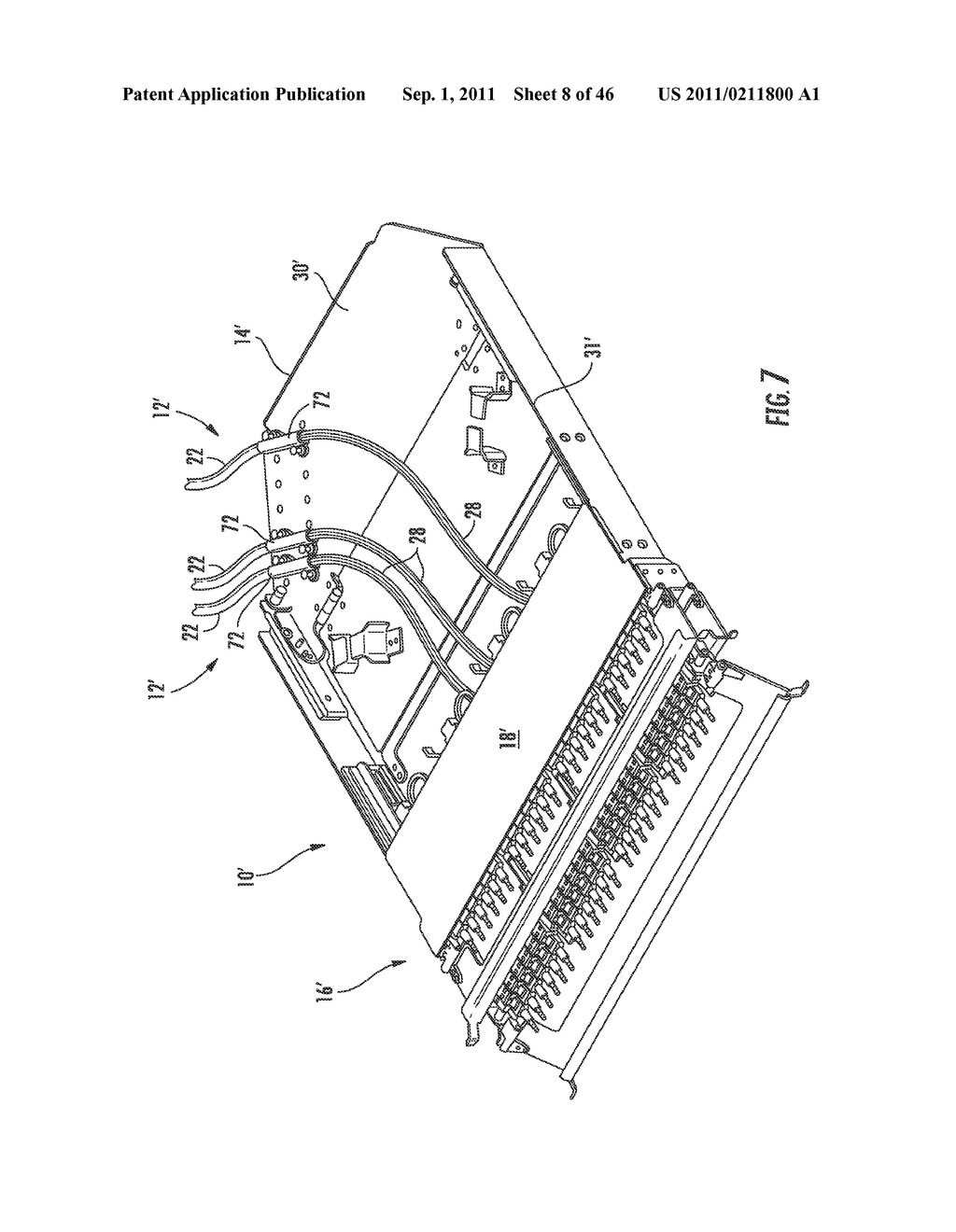 MOUNTING OF FIBER OPTIC CABLE ASSEMBLIES WITHIN FIBER OPTIC SHELF     ASSEMBLIES - diagram, schematic, and image 09