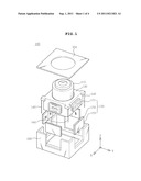 CAMERA MODULE WITH ANTI-SHAKE DEVICE diagram and image