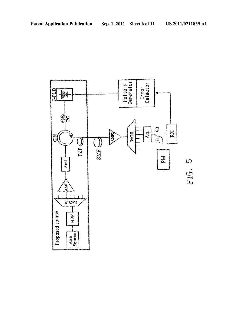 LOW-COST WDM SOURCE WITH AN INCOHERENT LIGHT INJECTED FABRY-PEROT LASER     DIODE - diagram, schematic, and image 07