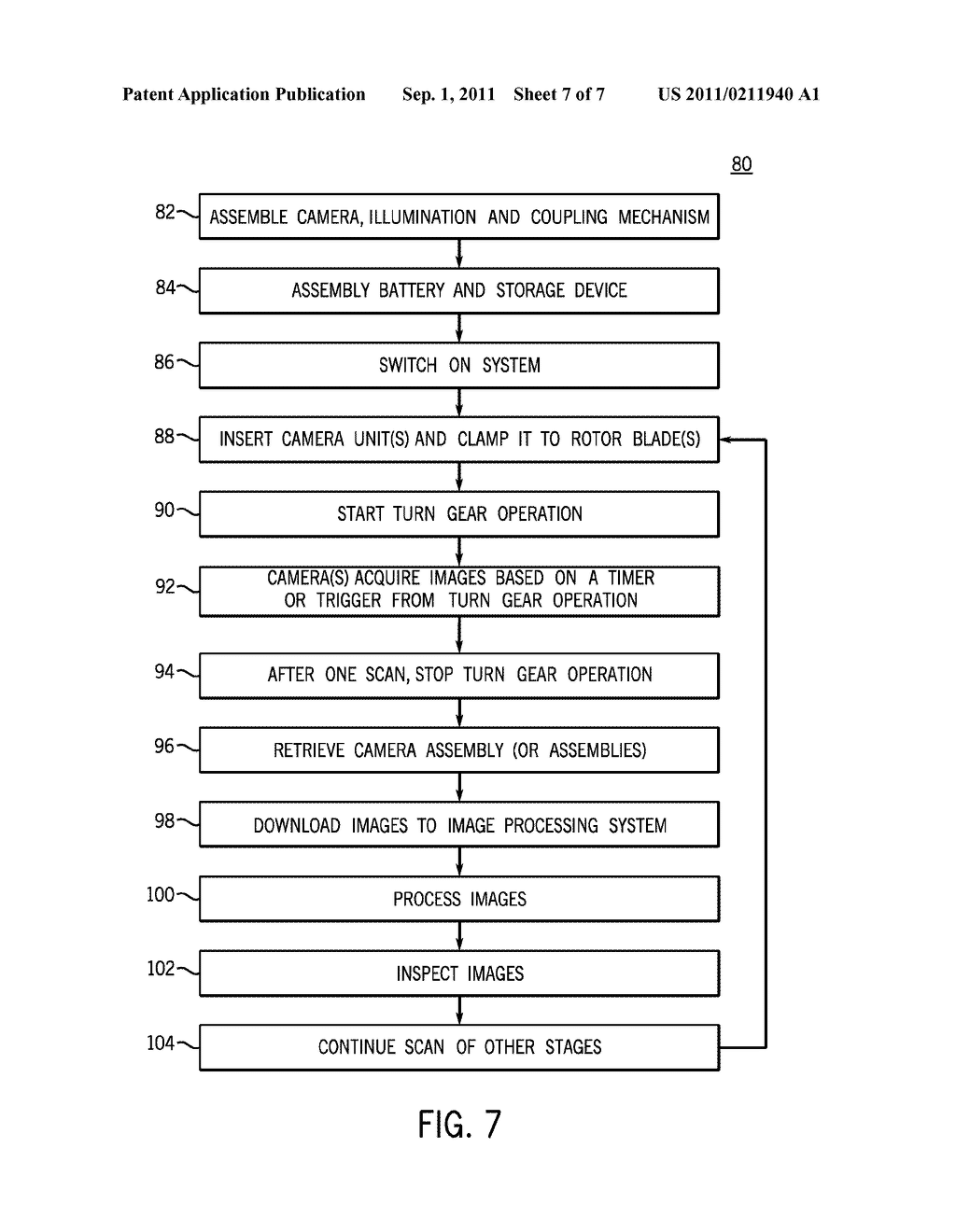 SYSTEM AND METHOD FOR INSPECTION OF STATOR VANES - diagram, schematic, and image 08