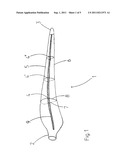 ROTOR BLADE FOR A WIND POWER PLANT, WIND POWER PLANT AND METHOD FOR THE     PRODUCTION OF A ROTOR BLADE diagram and image