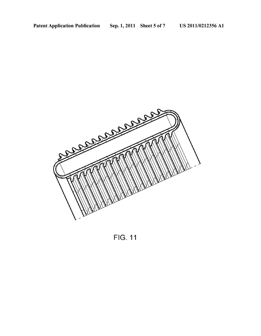 Extruded and Ribbed Thermal Interface for use with a Battery Cooling     System - diagram, schematic, and image 06