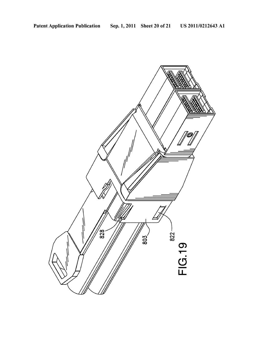 CONNECTOR WITH INTEGRATED LATCH ASSEMBLY - diagram, schematic, and image 21