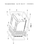 HIGH DENSITY ELECTRICAL CONNECTOR WITH VARIABLE INSERTION AND RETENTION     FORCE diagram and image