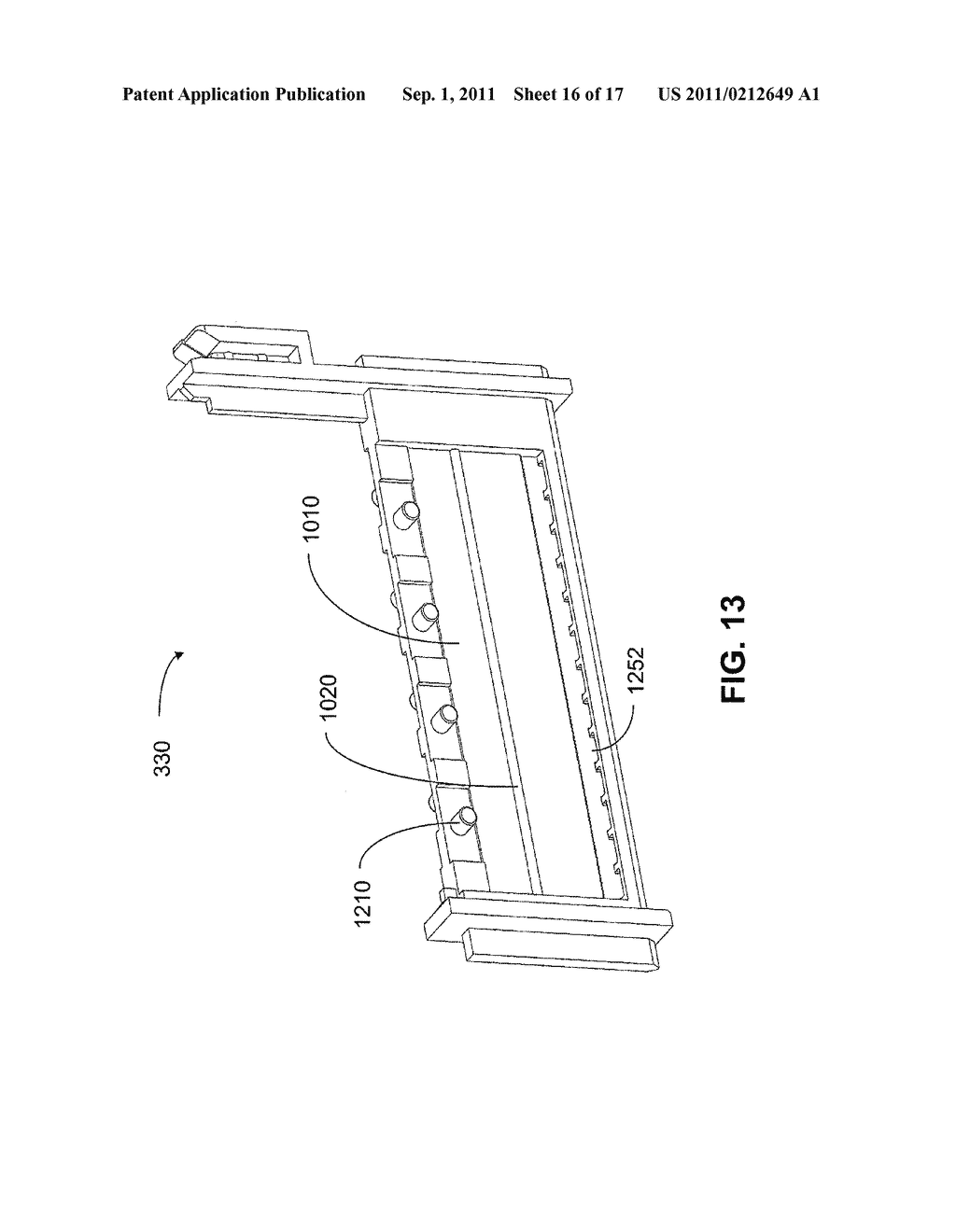 HIGH DENSITY ELECTRICAL CONNECTOR WITH VARIABLE INSERTION AND RETENTION     FORCE - diagram, schematic, and image 17