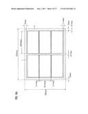 LAYOUT OF LIQUID CRYSTAL DISPLAY PANELS AND SIZE OF MOTHER SUBSTRATE diagram and image