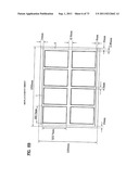 LAYOUT OF LIQUID CRYSTAL DISPLAY PANELS AND SIZE OF MOTHER SUBSTRATE diagram and image