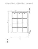 LAYOUT OF LIQUID CRYSTAL DISPLAY PANELS AND SIZE OF MOTHER SUBSTRATE diagram and image