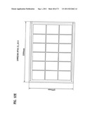 LAYOUT OF LIQUID CRYSTAL DISPLAY PANELS AND SIZE OF MOTHER SUBSTRATE diagram and image