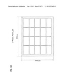 LAYOUT OF LIQUID CRYSTAL DISPLAY PANELS AND SIZE OF MOTHER SUBSTRATE diagram and image