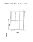 LAYOUT OF LIQUID CRYSTAL DISPLAY PANELS AND SIZE OF MOTHER SUBSTRATE diagram and image