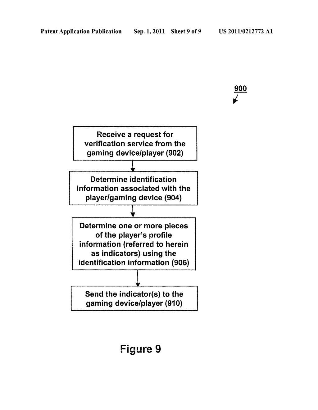 ACCESSING INFORMATION ASSOCIATED WITH A MOBILE GAMING DEVICE TO VERIFY THE     MOBILE GAMING DEVICE IS IN COMMUNICATIONS WITH AN INTENDED SERVER - diagram, schematic, and image 10