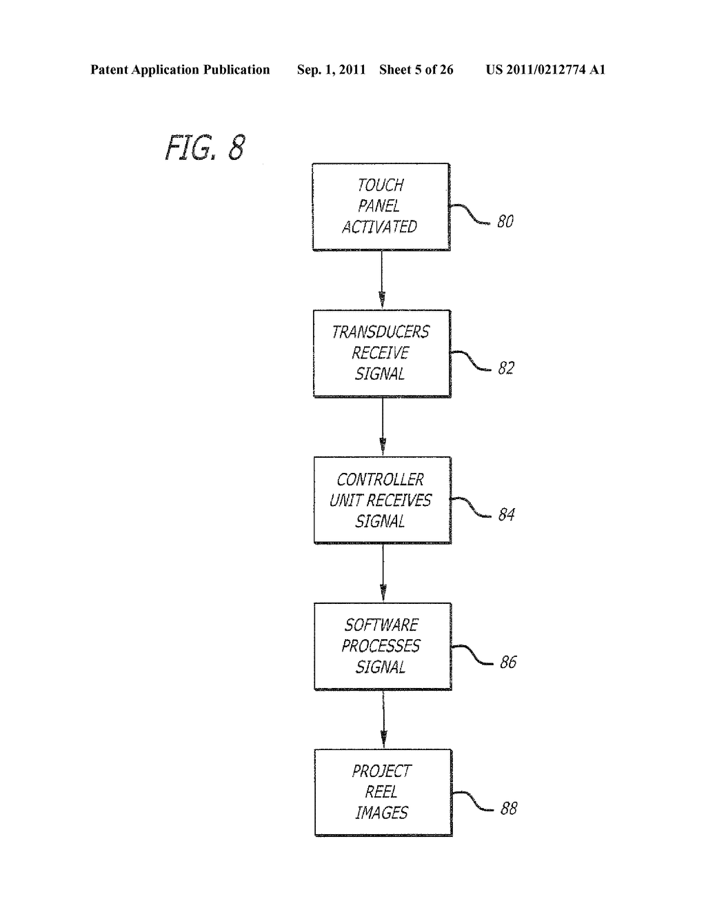 TERMINAL INCLUDING A BUTTON AND BUTTON HAVING PROJECTED IMAGES AND METHOD - diagram, schematic, and image 06