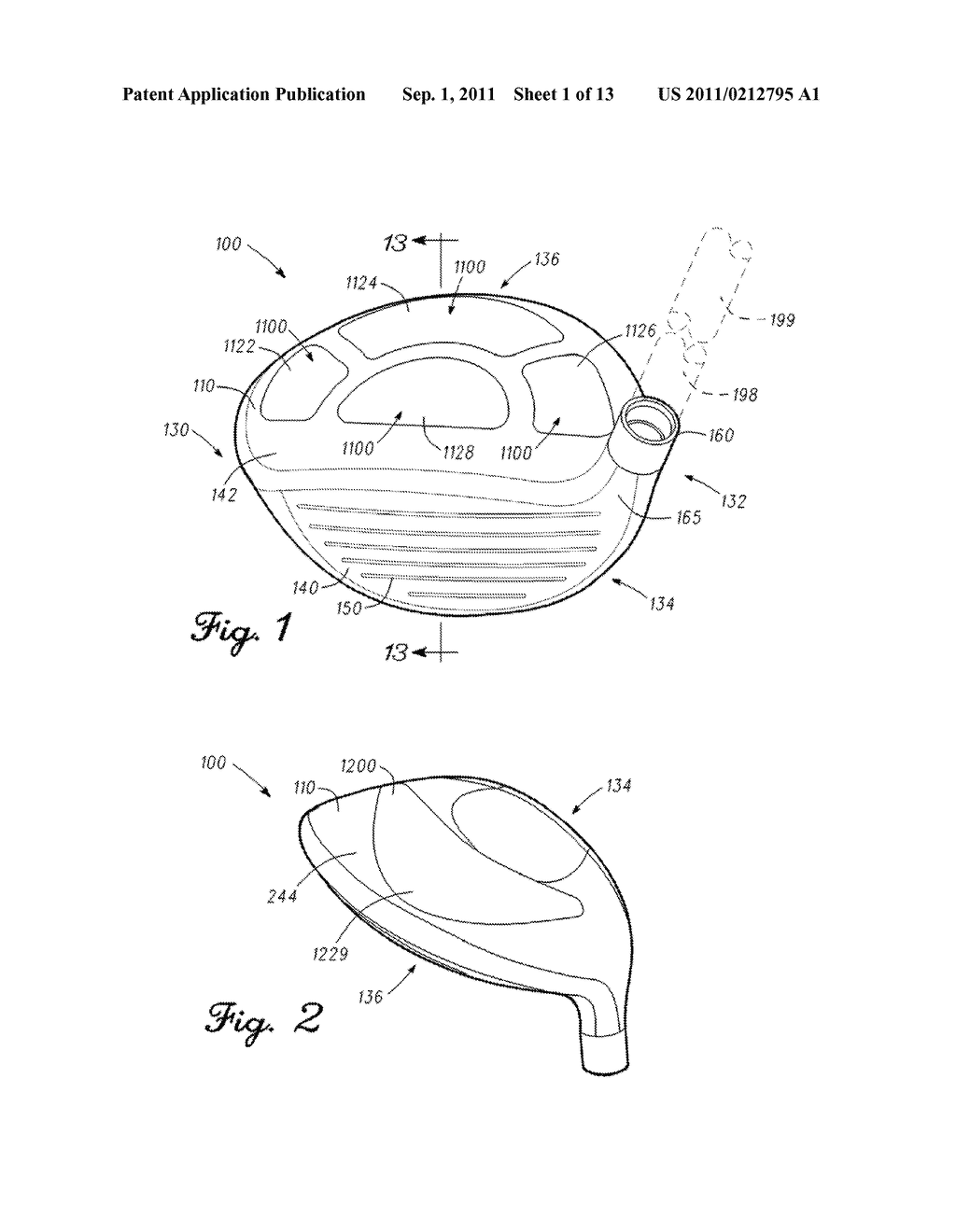 Golf Club Heads and Methods to Manufacture the Same - diagram, schematic, and image 02