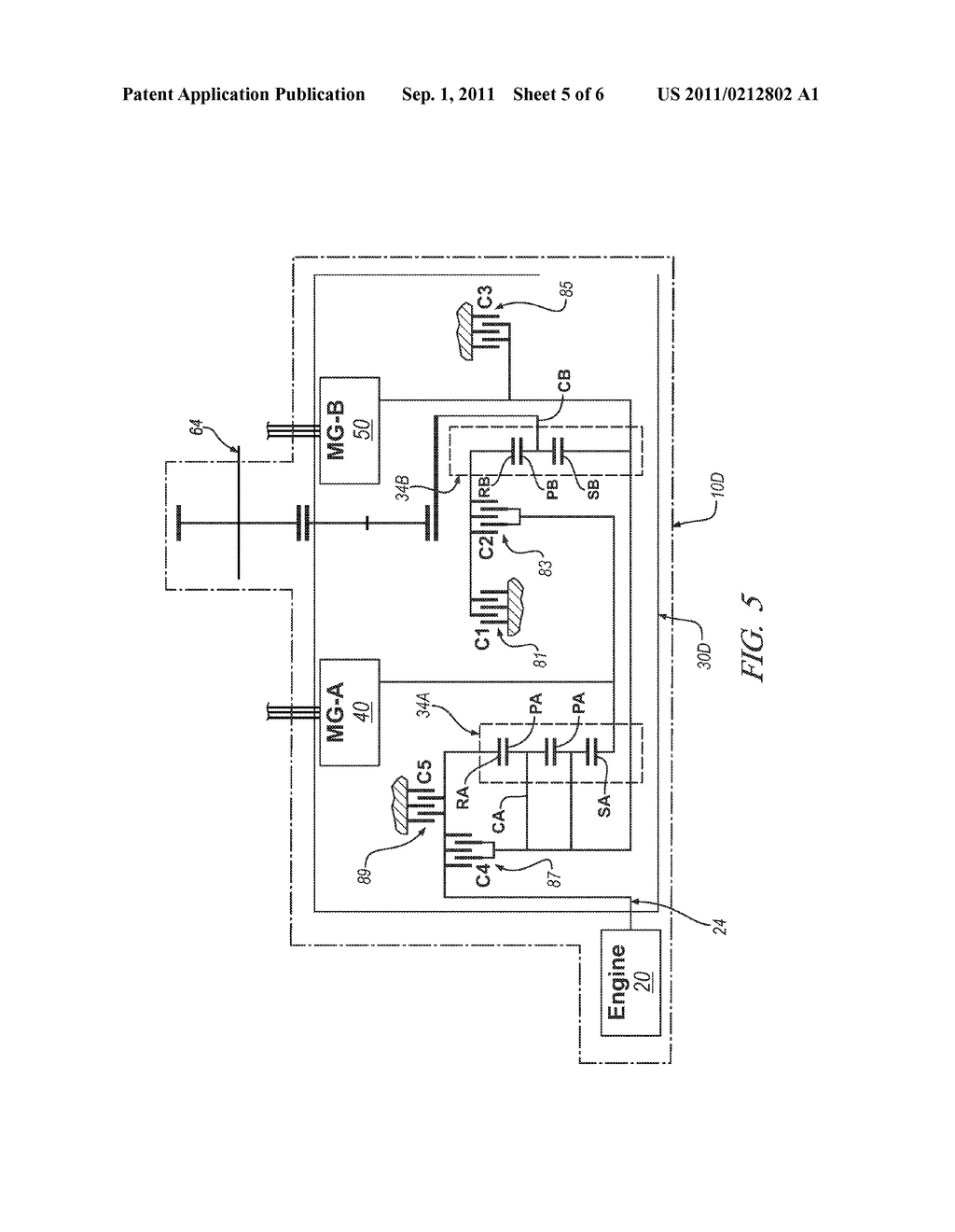 HIGHLY CONFIGURABLE HYBRID POWERTRAIN AND CONTROL SYSTEM THEREFOR - diagram, schematic, and image 06