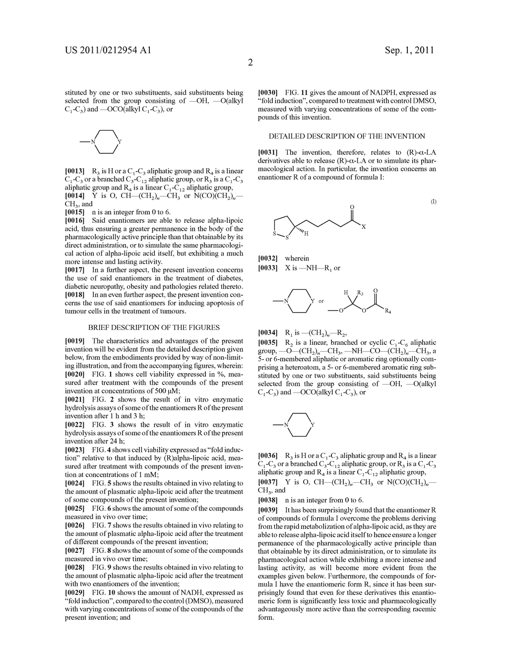 ALPHA-LIPOIC ACID DERIVATIVES AND THEIR USE IN DRUG PREPARATION - diagram, schematic, and image 10