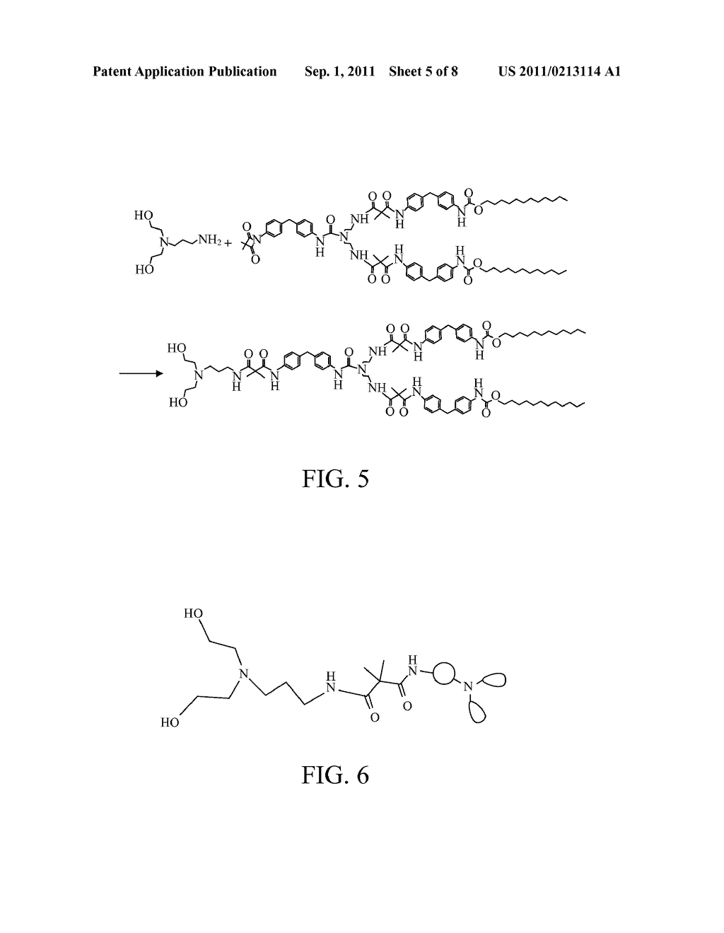 DENDRON, POLYURETHANE WITH SIDE-CHAIN REGULAR DENDRON, AND PRODUCING     METHODS THEREOF - diagram, schematic, and image 06